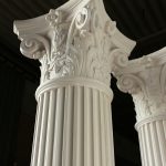 colonne in gesso