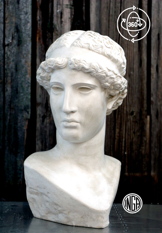 Busto Athena Lemnia in gesso